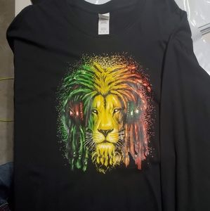 New long sleeves lion music bob Marley XXL